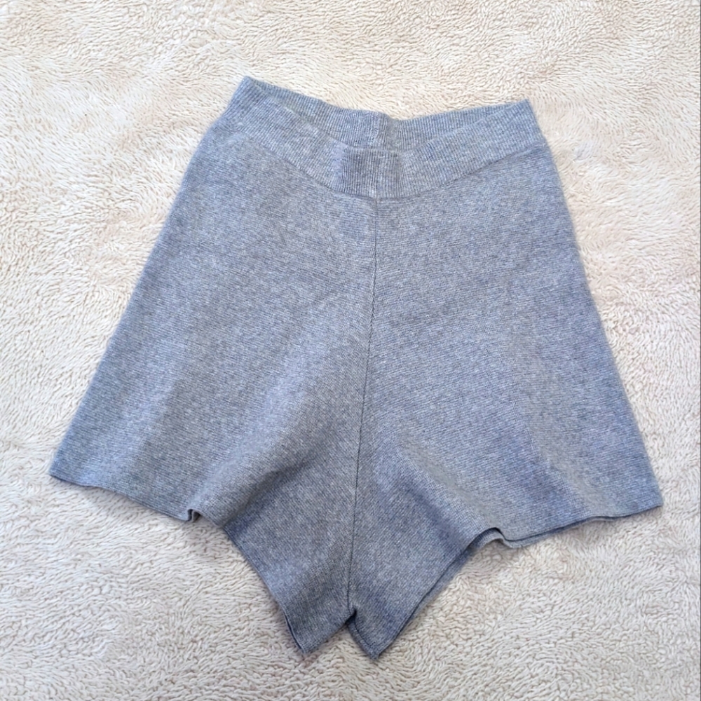 Helfrich LA Cotton/Cashmere Blend Lounge Shorts Gray size Small